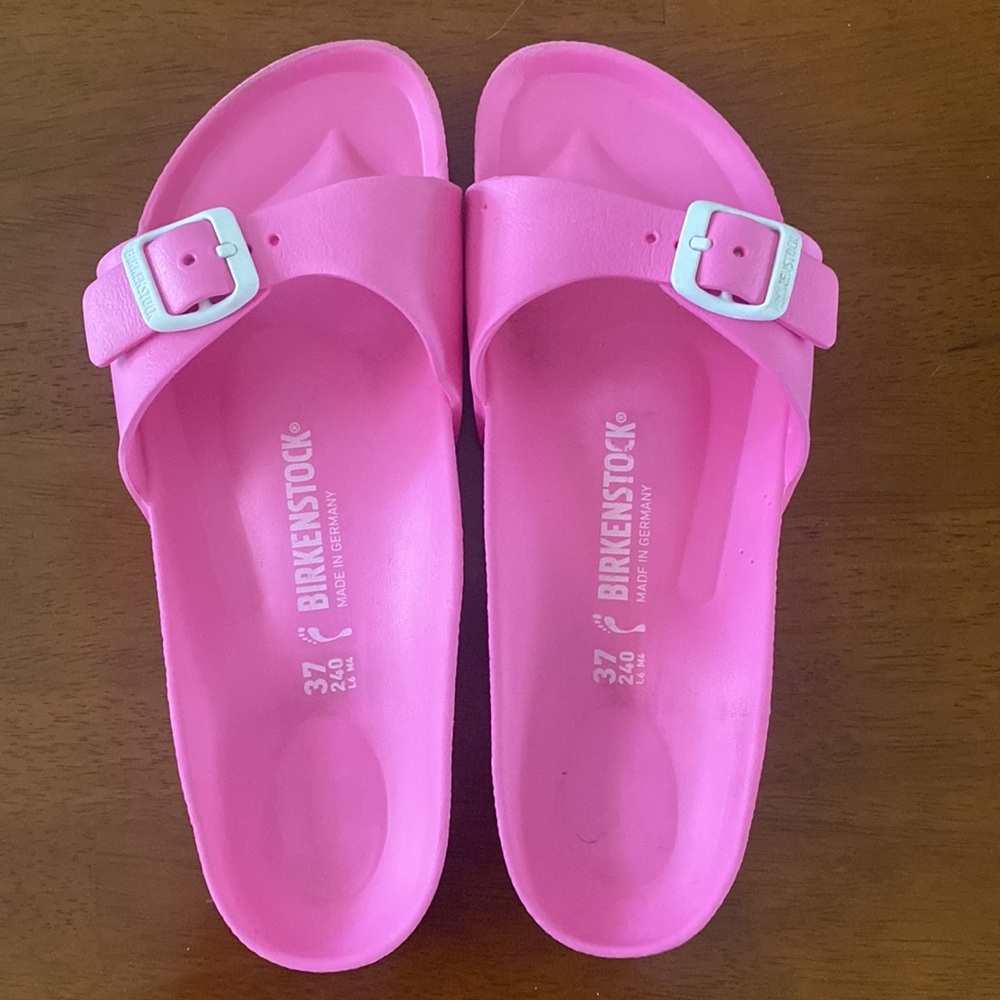 Birkenstock Women's Madrid EVA Single Strap Sandals - Neon Pink - 37 L6, M4